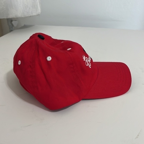 Budweiser 76 Hat  Cap Red Adjustable Hook &Loop Back Strap Adult - Picture 11 of 11